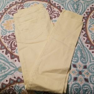 ⚡AE Yellow Skinny Jean's 8 X-Long⚡